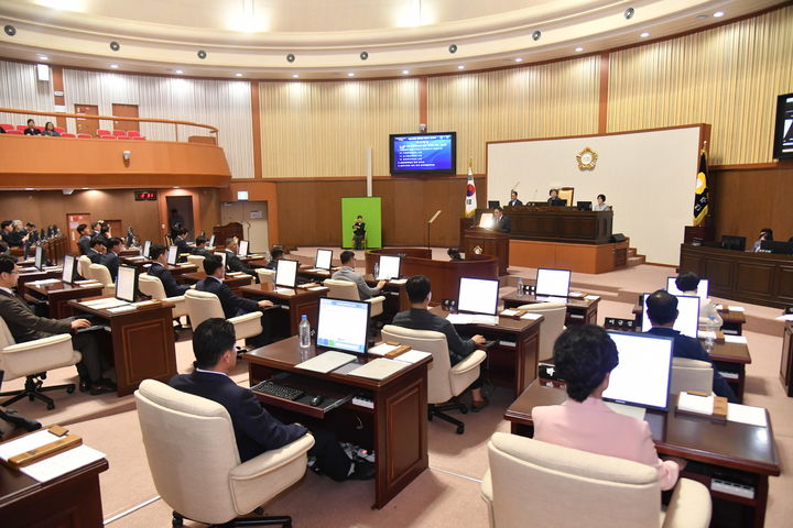 [진주=뉴시스] 진주시의회 임시회.(사진=뉴시스 DB).photo@newsis.com *재판매 및 DB 금지