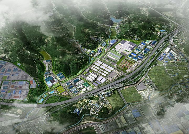 [진주=뉴시스]경남항공(진주지구) 국가산업단지 조성사업 조감도.(사진=진주시 제공).2024.02.21.photo@newsis.com *재판매 및 DB 금지