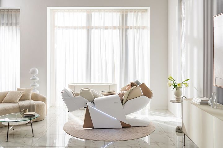 헬스케어로봇 기업 바디프랜드(대표이사 지성규•김흥석)가 마사지베드와 마사지체어가 하나로 결합된 마사지 체[서울=뉴시스] 22일 바디프랜드는 마사지 체어베드 ‘에덴(EDEN)’을 22일 도곡타워 본사에서 선보였다. (사진=바디프랜드 제공) 2024.02.22. photo@newsis.com&nbsp;  &nbsp; *재판매 및 DB 금지