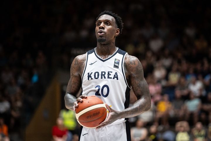 [서울=뉴시스] 한국 남자농구 대표팀의 라건아. (사진 = FIBA 제공) *재판매 및 DB 금지