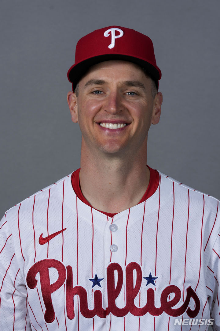 [AP/뉴시스]필라델피아 필리스 데이비드 뷰캐넌. 2024.02.23.