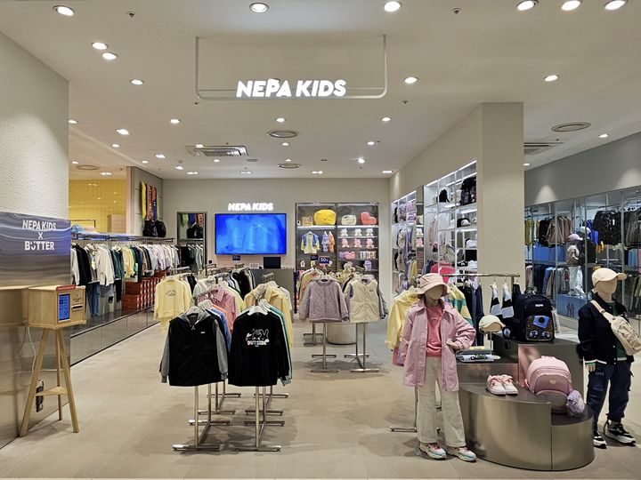 롯데아울렛 파주점 내 네파 키즈 매장(사진=롯데아울렛 제공) *재판매 및 DB 금지