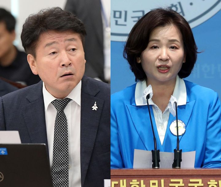 '라임 금품수수 의혹'으로 재판 중인 기동민·이수진 더불어민주당 의원 *재판매 및 DB 금지