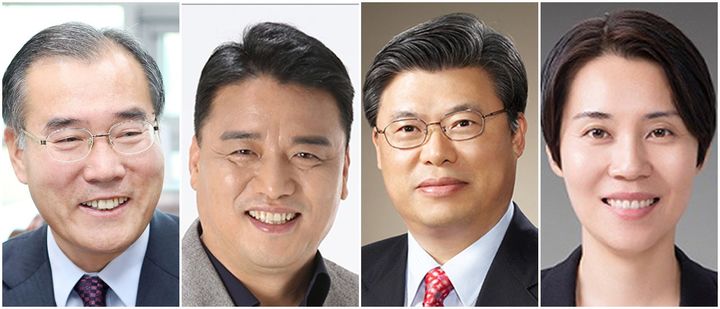 이개호 의원, 박노원·이석형·김영미 예비후보. (사진=뉴시스DB) *재판매 및 DB 금지