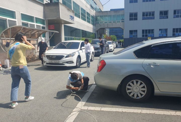 [양산=뉴시스] 자동차 배출가스 무료점검의 날을 지정·운영한다. (사진=양산시 제공) 2024.02.26. photo@newsis.com *재판매 및 DB 금지