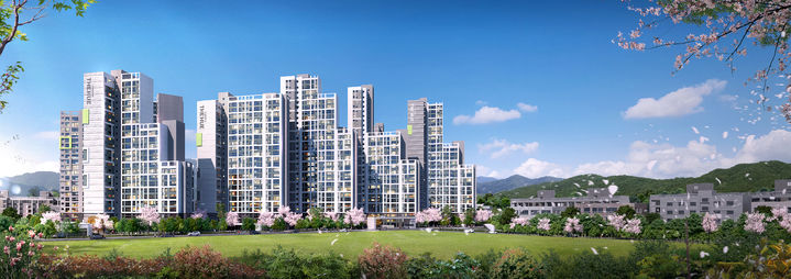 제천시영아파트 재건축 사업 투시도(사진 제공=한신공영) *재판매 및 DB 금지