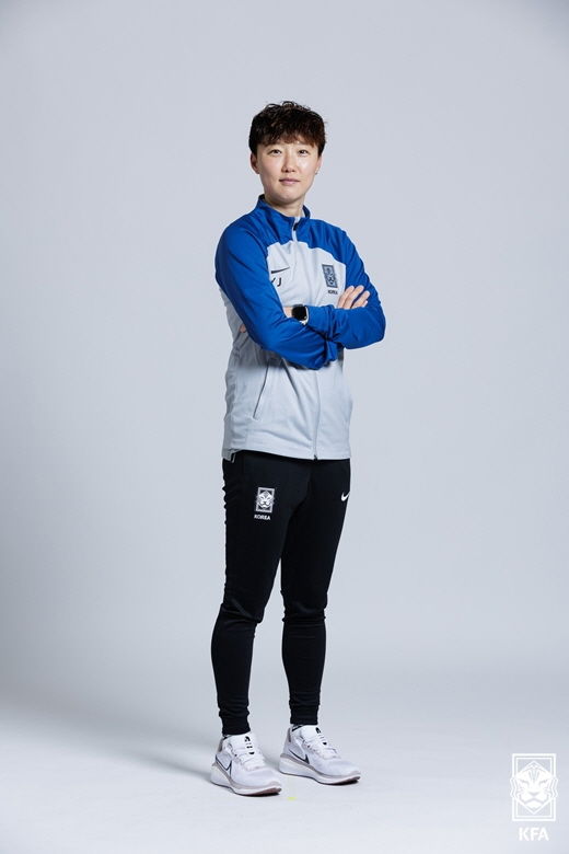 [서울=뉴시스]여자 U-20 대표팀 박윤정 감독. 2024.02.26. (사진=대한축구협회 제공) *재판매 및 DB 금지