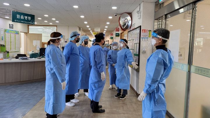 의료감염 예방 현장 교육. (사진=전남도 제공) *재판매 및 DB 금지