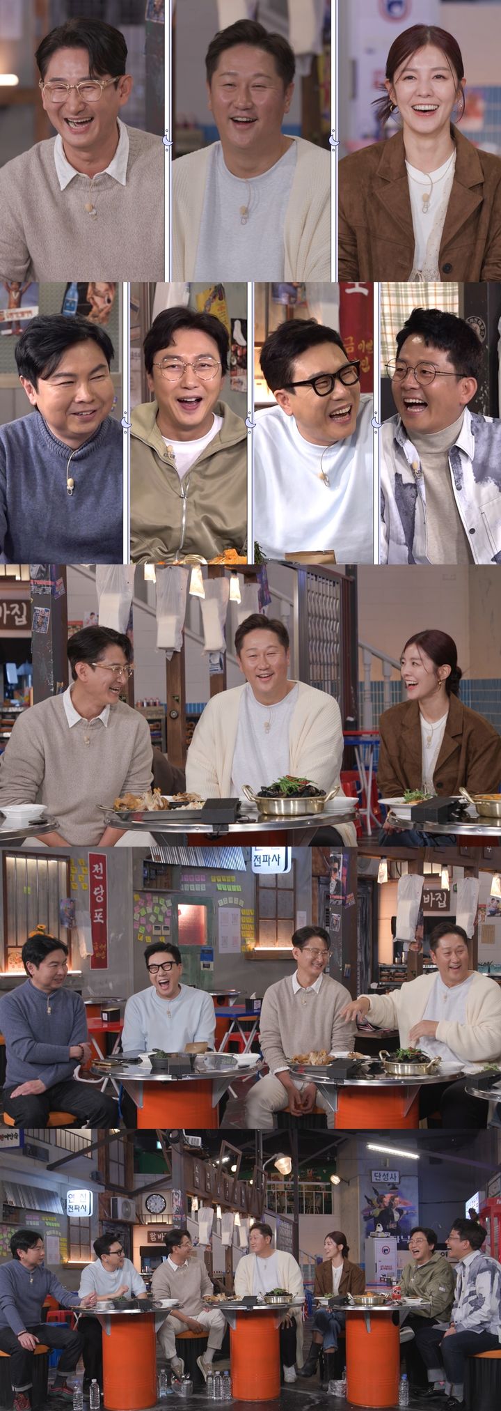 [서울=뉴시스] 27일 오후 9시 방송되는 SBS TV 예능물 '신발 벗고 돌싱포맨'에서는 이대호, 야구선수 출신 방송인 박용택, 제주 유나이티드 FC 정조국 감독 대행의 아내인 배우 김성은이 출연해 입담을 선보인다. (사진=SBS '신발 벗고 돌싱포맨' 제공) 2024.02.27. photo@newsis.com *재판매 및 DB 금지