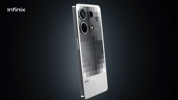 [서울=뉴시스] 중국 제조사 인피닉스는 MWC에서 휴대전화 충전 시 기기 뒷면 색깔이 자유자재로 변하는 'E-컬러 시프트 기술'을 선보였다. (영상=인피닉스 제공) *재판매 및 DB 금지