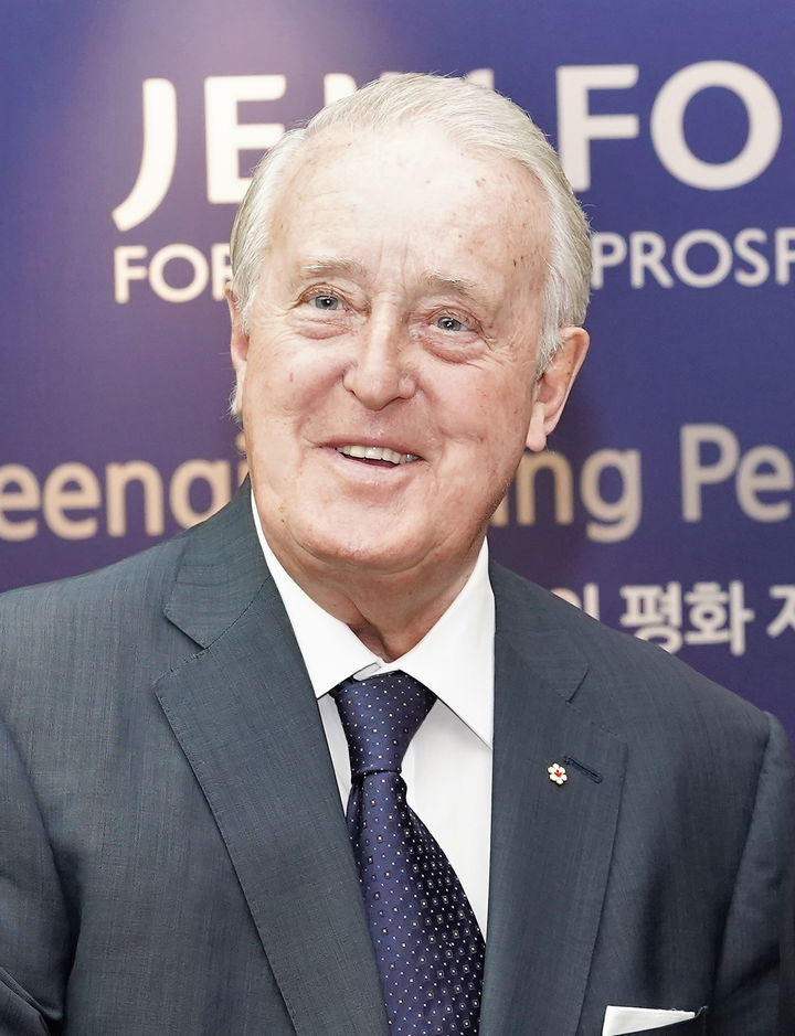 브라이언 멀로니 캐나다 전 총리(뉴시스DB) *재판매 및 DB 금지