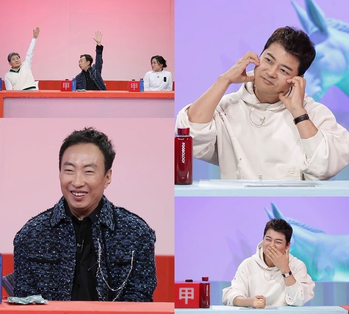 [서울=뉴시스] 3일 오후 4시40분 방송되는 KBS 2TV '사장님 귀는 당나귀 귀'에서 박명수와 '예능계 양대 산맥'이라 불리는 김태호, 나영석 PD의 만남이 그려진다. (사진=KBS 2TV '사장님 귀는 당나귀 귀' 제공) 2024.03.03. photo@newsis.com *재판매 및 DB 금지
