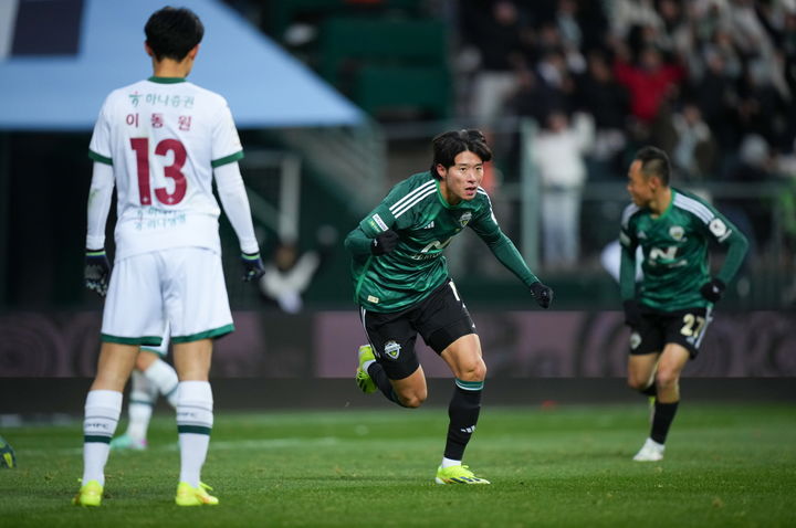 [서울=뉴시스]전북현대 K리그 첫 득점, 안현범. 2024.03.04. (사진=전북현대 제공) *재판매 및 DB 금지