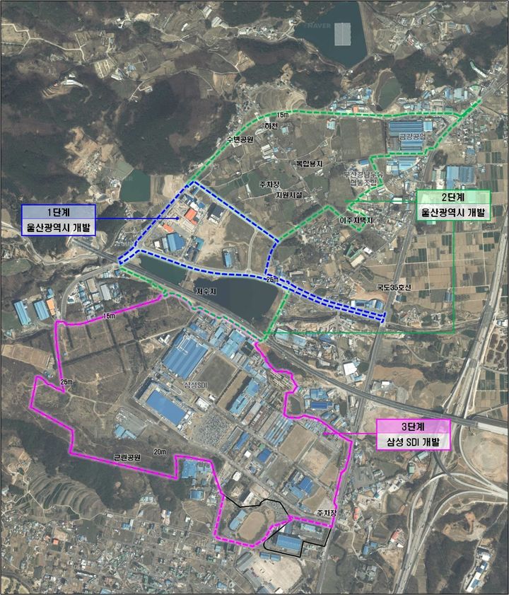 [울산=뉴시스] 하이테크밸리 일반산단 항공 사진 *재판매 및 DB 금지