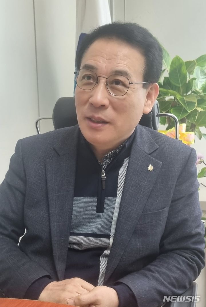 [수원=뉴시스] 이준구기자=안지홍 연합회장.2024. 03. 06.caleb@newsis.com