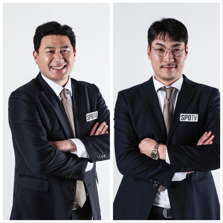 [서울=뉴시스] 서재응(오른쪽)·이동현 스포티비 해설위원(사진=스포티비 제공) *재판매 및 DB 금지