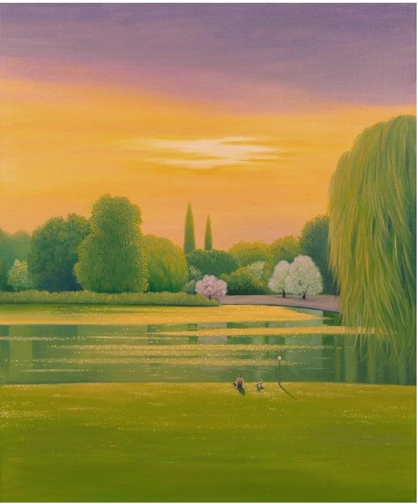 Jiyoung Park_Becoming the Wind_72.7x60.6cm_Oil on canvas_2024 *재판매 및 DB 금지