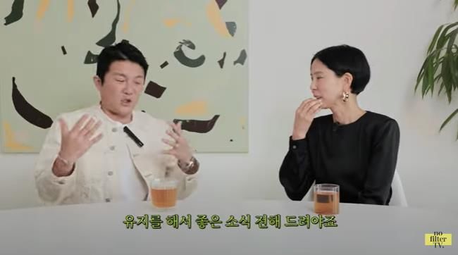 [서울=뉴시스] 왼쪽부터 코미디언 조세호, 방송인 김나영. (사진=유튜브 채널 '김나영의 노필터TV' 캡처) 2024.03.06. photo@newsis.com *재판매 및 DB 금지