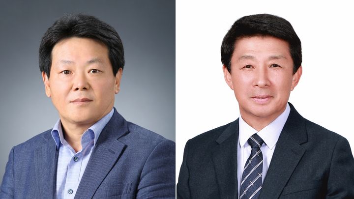 [제주=뉴시스] 제22대 국회의원선거 서귀포시 선거구 출마를 고심하고 있는 허용진(왼쪽) 전 국민의힘 제주도당위원장과 무소속 임형문 예비후보. 2024.03.09. photo@newsis.com *재판매 및 DB 금지