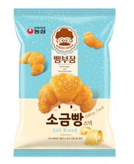 빵부장 소금빵 제품 모습.(사진=농심 제공) *재판매 및 DB 금지