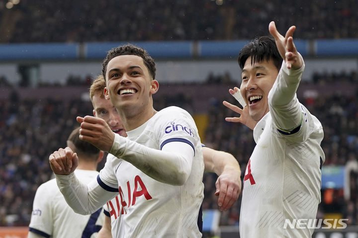 [버밍엄(영국)=AP/뉴시스]EPL 토트넘의 손흥민