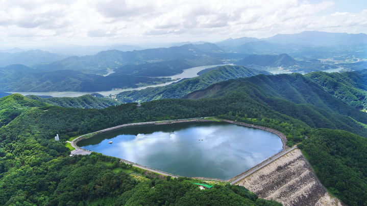 가평 호명호수. (사진=가평군 제공) photo@newsis.com *재판매 및 DB 금지