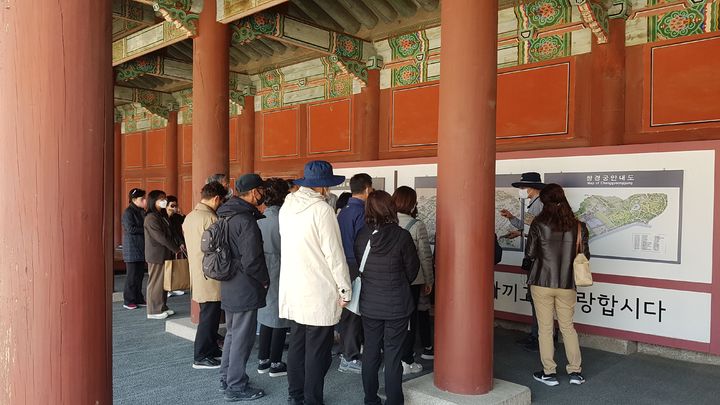 [서울=뉴시스] '동궐도와 함께하는 창경궁 특별관람' 현장 (사진=문화재청 제공0 2024.03.12. photo@newsis.com *재판매 및 DB 금지