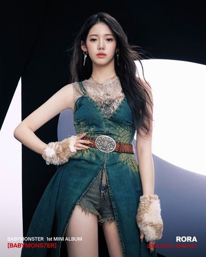 [서울=뉴시스] 그룹 '베이비몬스터' 멤버 로라. (사진=YG엔터테인먼트 제공) 2024.03.12. photo@newsis.com *재판매 및 DB 금지
