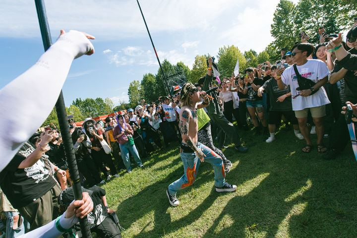 [서울=뉴시스] DMZ 피스트레인 뮤직 페스티벌 현장. (사진 = 사단법인 피스트레인, 철원군 제공) 2024.03.14. photo@newsis.com *재판매 및 DB 금지