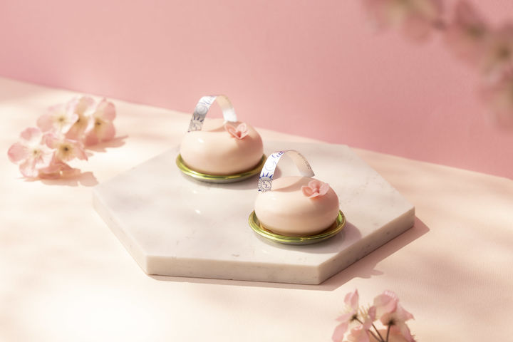 '체리블로섬 쇼트케이크' 모습.(사진=반얀트리 클럽 앤 스파 서울 제공) *재판매 및 DB 금지