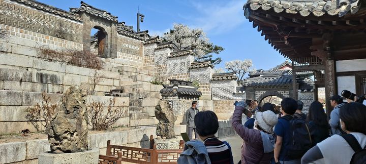 [서울=뉴시스] 봄을 품은 낙선재 관람_낙선재 화계 (사진=문화재청 제공) 2024.03.15. photo@newsis.com *재판매 및 DB 금지