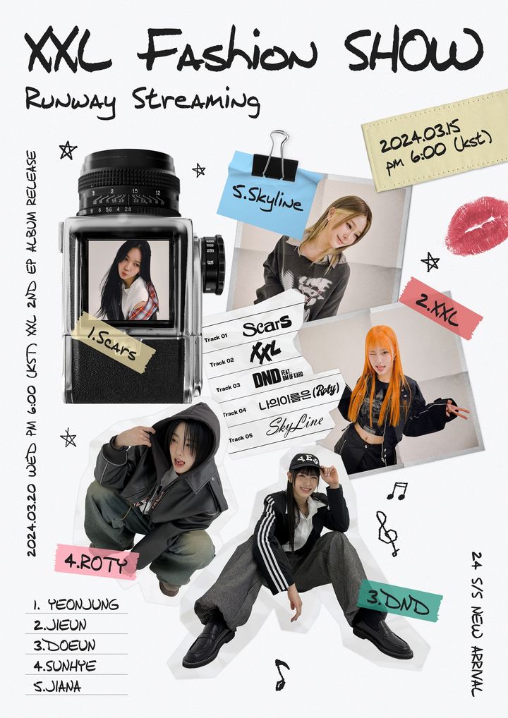 [서울=뉴시스] 그룹 '영파씨' 두 번째 EP '엑스엑스엘' 하이라이트 메들리 티저 이미지. (사진=RBW, DSP미디어, 비츠엔터테인먼트 제공) 2024.03.15. photo@newsis.com *재판매 및 DB 금지