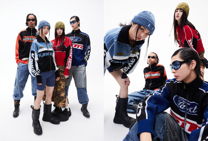 크리틱 24 SS(봄·여름) '레이싱 니트 집업' 룩북 이미지 (사진 = 크리틱 제공) *재판매 및 DB 금지