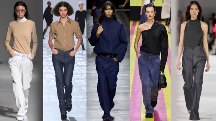 [서울=뉴시스] 유튜브 채널 '보라끌레르'는 미니멀해진 캐주얼룩이 더 슬림한 라인을 갖게 될 것이라고 예상했다 (사진= 유튜브 채널 '보라끌레르' 캡처 ) 2024.3.18. photo@newsis.com *재판매 및 DB 금지