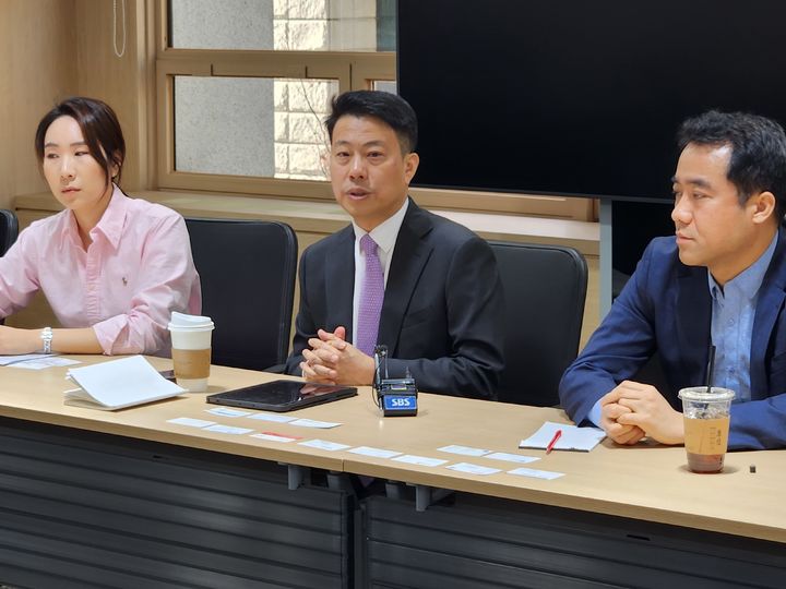 임정욱 중소벤처기업부 창업벤처혁신실장이 서울 중소기업중앙회에서 기자들과 만나 이야기하고 있다. (사진=중소벤처기업부 제공) 2024.03.18. photo@newsis.com *재판매 및 DB 금지