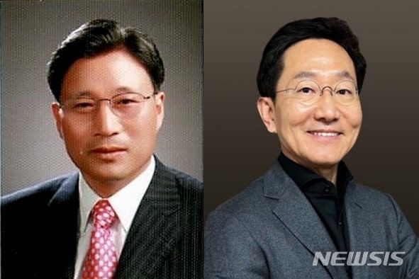 [서울=뉴시스] 김동섭 효동기계공업 대표이사(왼쪽부터), 김재중 라피치 대표이사. (사진=중소기업중앙회 제공) 2024.03.19. photo@newsis.com