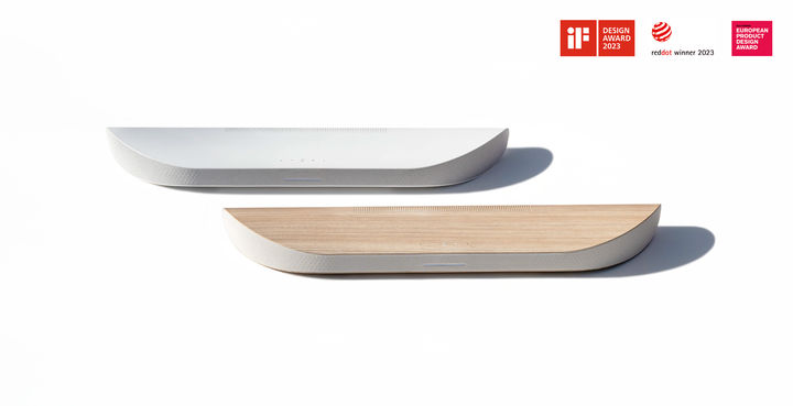 [서울=뉴시스] KT는 지난해 선보인 사운드바가 세계적 디자인 어워드에서 수상하는 성과를 냈다. (사진=KT 제공) *재판매 및 DB 금지