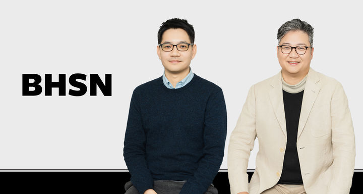 [서울=뉴시스]조재호(왼쪽) CSO와 이완근 CAO.(사진=BHSN 제공)&nbsp; *재판매 및 DB 금지