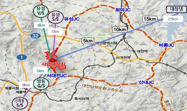 [대전=뉴시스]대전 교촌산단 주변 여건. 2024. 03. 20 *재판매 및 DB 금지