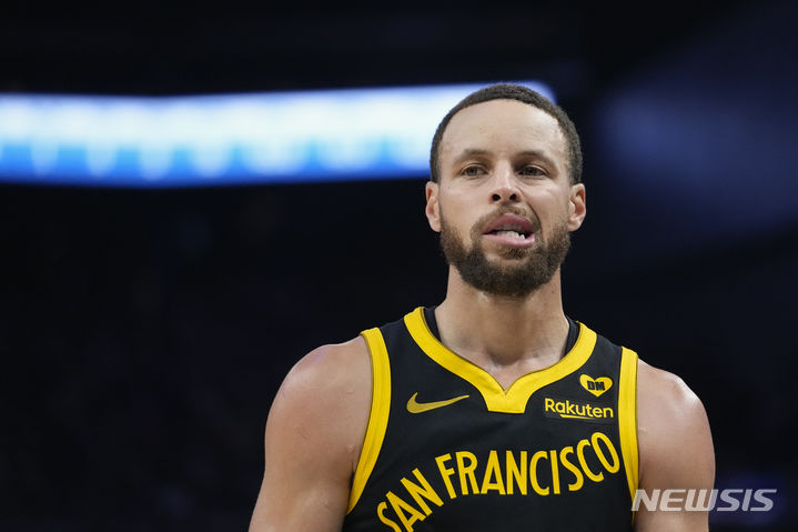 [샌프란시스코=AP/뉴시스]NBA 골든스테이트의 스테판 커리