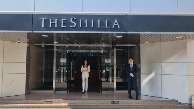 [서울=뉴시스] 구예지 기자=21일 오전 서울 중구 장충사옥에서 열린 호텔신라 제51기 정기 주주총회에서 이부진 대표이사 사장이 발언하고 있다. *재판매 및 DB 금지 *재판매 및 DB 금지