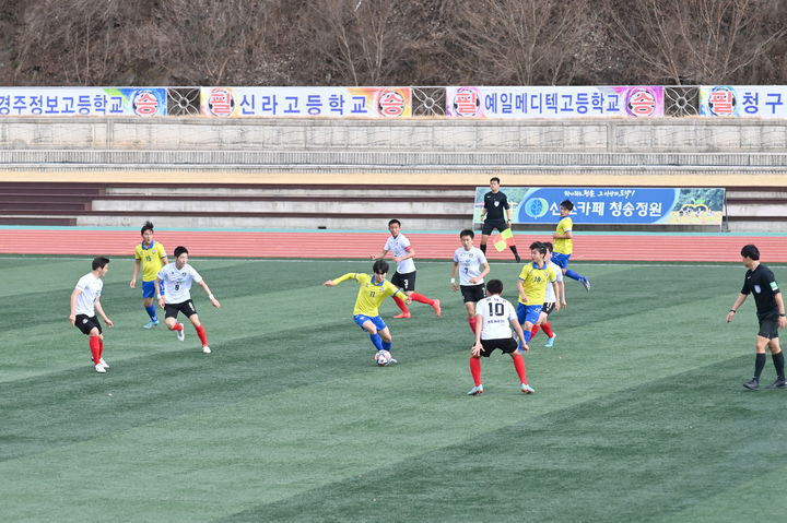 경북·대구권역 '전국 고등축구리그' 경기 장면 (사진=청송군 제공) *재판매 및 DB 금지