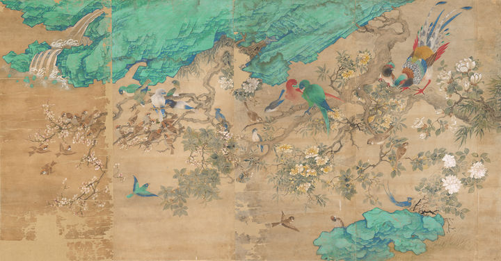 [서울=뉴시스] 화조도 도판 (사진=문화재청 제공) 2024.03.25. photo@newsis.com *재판매 및 DB 금지