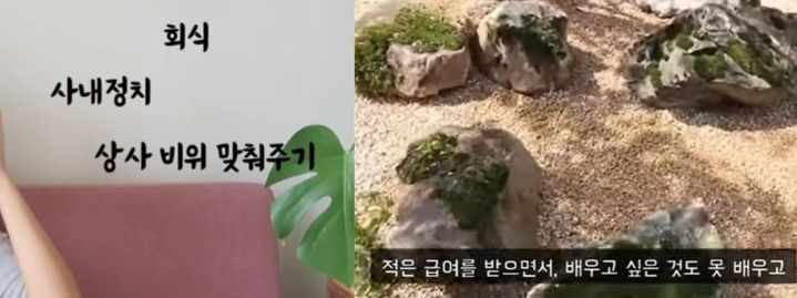 [서울=뉴시스]최근 5년간 '젊은 공무원'들의 퇴사가 많아지고 있다는 조사 결과가 나온 가운데 유튜브 등 소셜미디어에 올라온 공무직 퇴사 관련 브이로그가 큰 공감을 얻고 있다.(사진=유튜브 갈무리) *재판매 및 DB 금지