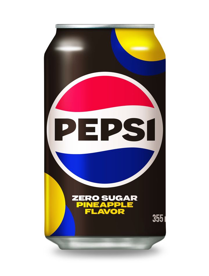 펩시 제로 슈거 파인애플 캔 제품 모습.(사진=롯데칠성음료 제공) *재판매 및 DB 금지