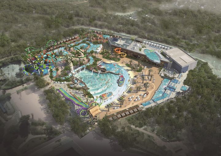 [논산=뉴시스]논산 탑정호 복합문화 휴양단지에 들어설 최대 규모의 워터파크 조감도. (사진=논산시 제공) 2024. 03. 27&nbsp; *재판매 및 DB 금지