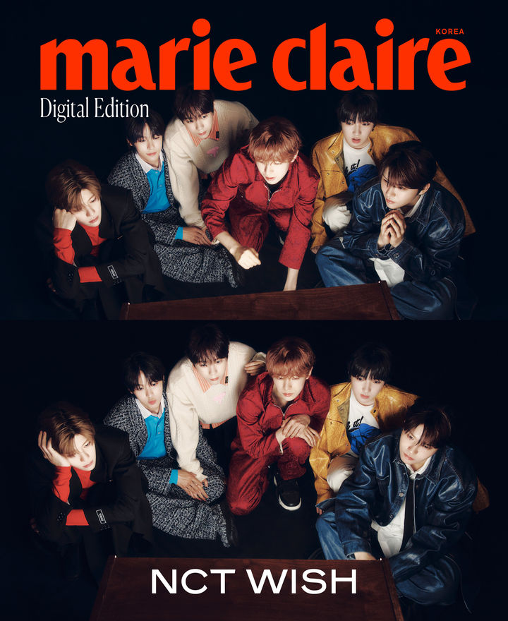 [서울=뉴시스] 그룹 '엔시티 위시(NCT WISH)'의 디지털커버와 화보, 인터뷰가 '마리끌레르' 4월호를 통해 공개됐다. (사진=마리끌레르 제공) 2024.03.27. photo@newsis.com *재판매 및 DB 금지