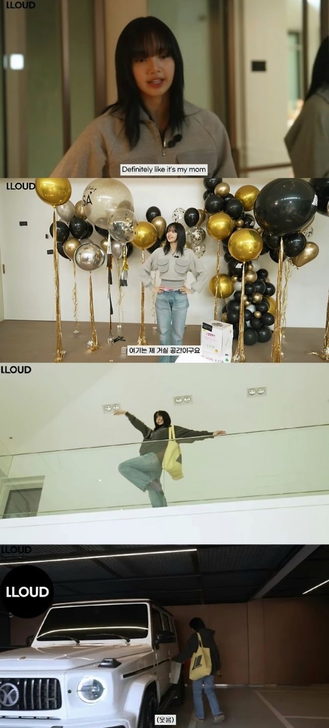 [서울=뉴시스] 그룹 '블랙핑크' 리사가 75억원에 매입한 것으로 알려진 집을 공개했다. (사진=유튜브 채널 'LLOUD Official' 캡처) 2024.03.27. photo@newsis.com *재판매 및 DB 금지