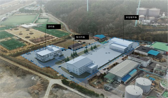 원주공공하수처리시설 유입침사지 증설사업 조감도. *재판매 및 DB 금지