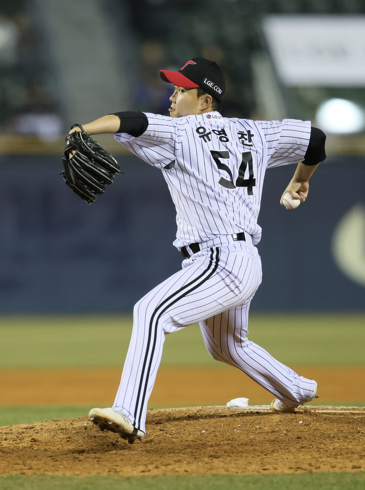 [서울=뉴시스] LG 트윈스 유영찬. 2024.03.27. (사진=LG 제공) *재판매 및 DB 금지
